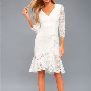 Lulu’s White Lace Dress